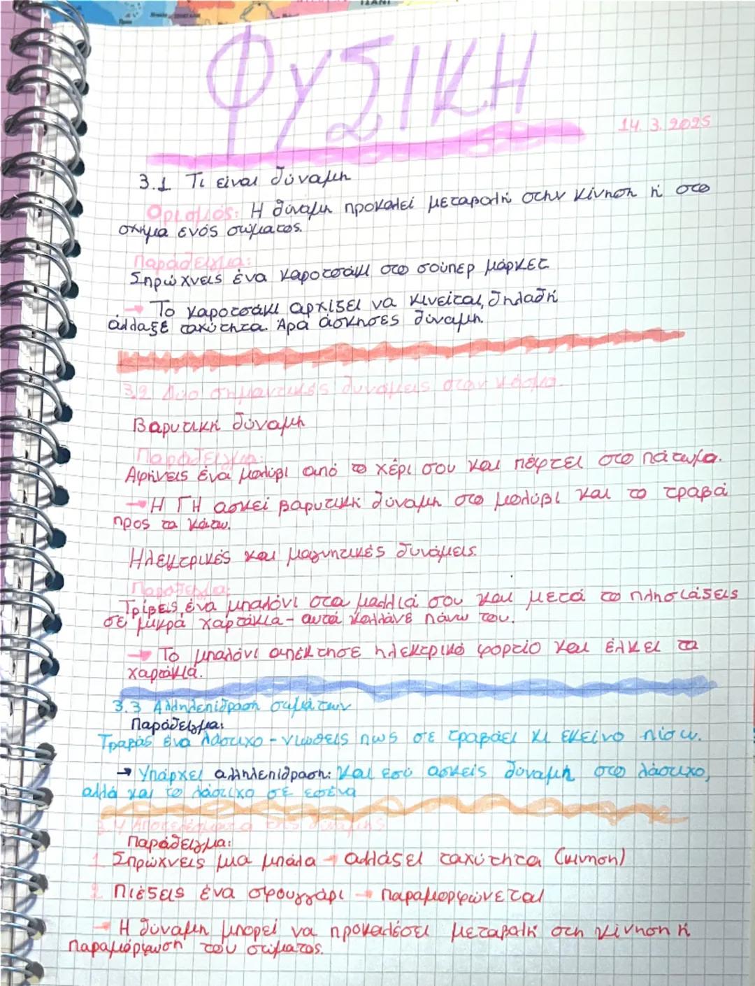 Φυσική β γυμνασίου