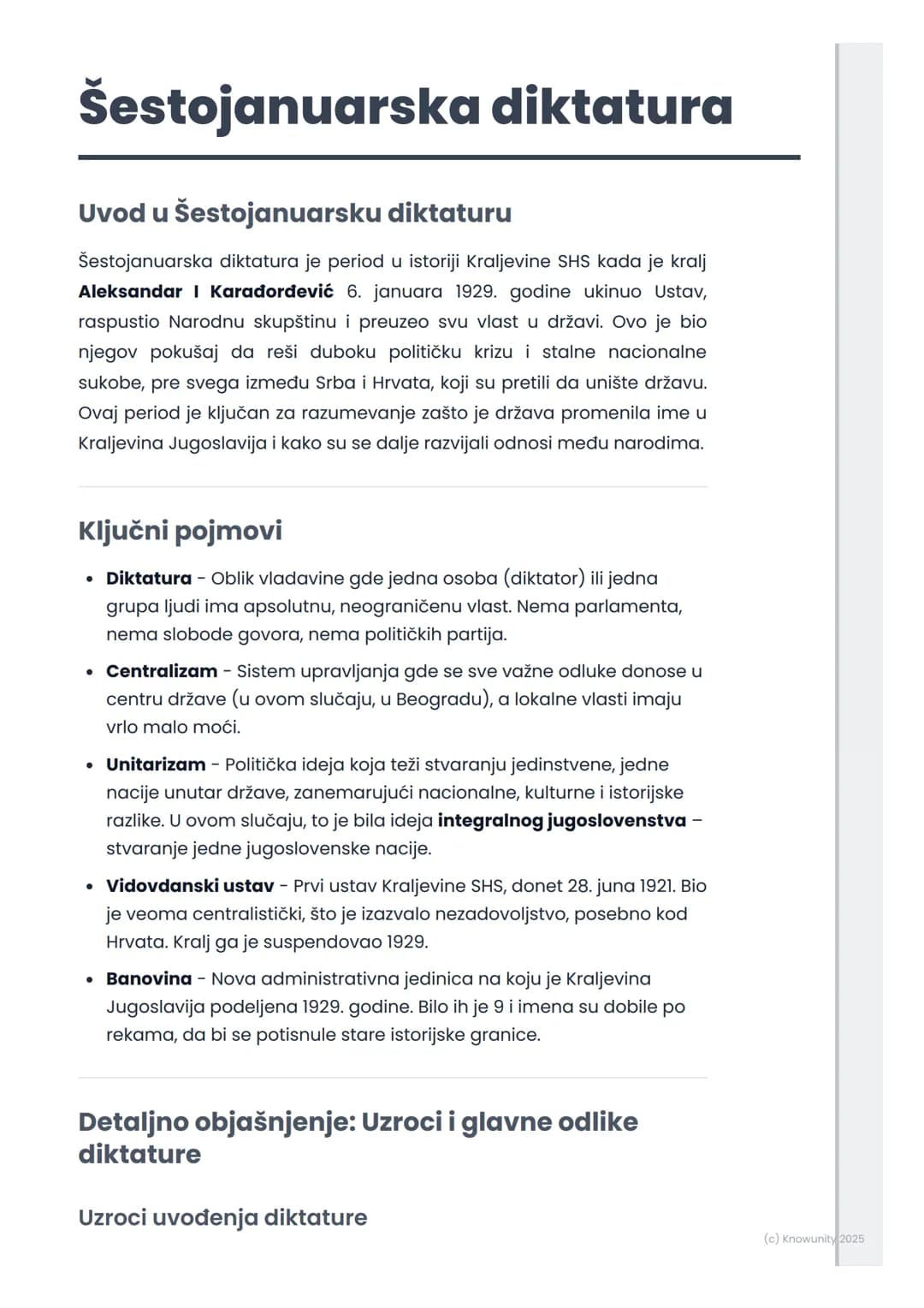 # Šestojanuarska diktatura
Uvod u šestojanuarsku diktaturu
Šestojanuarska diktatura je period u istoriji Kraljevine SHS kada je kralj
Alek