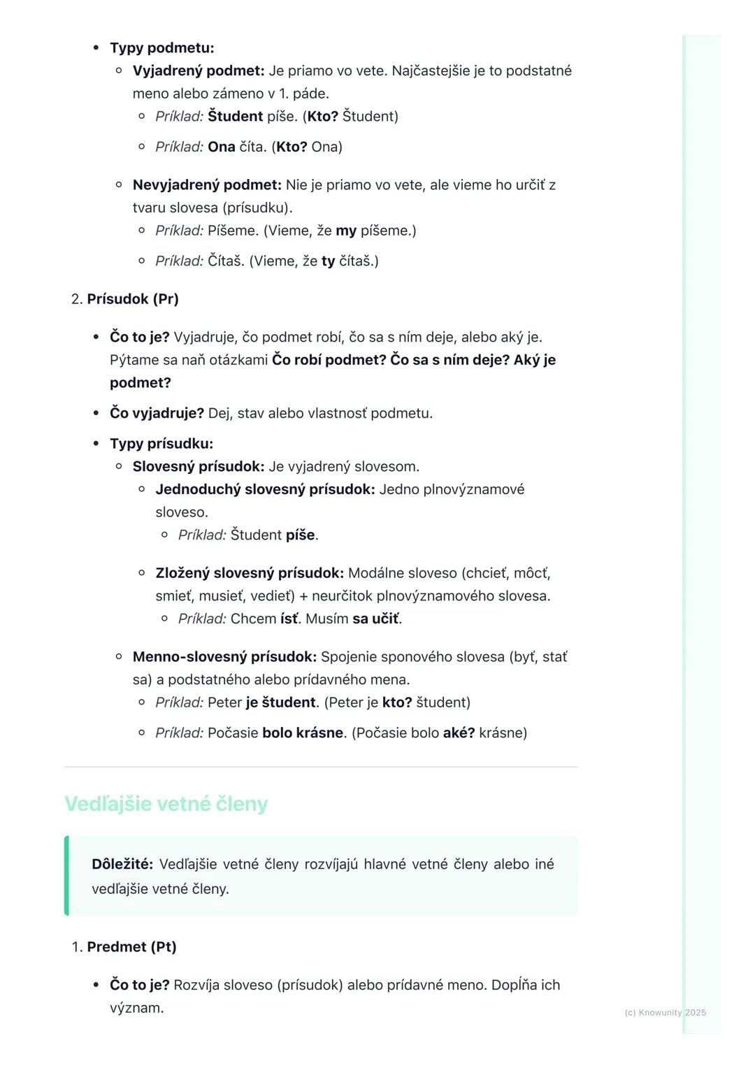 # Vetné členy a ich rozdelenie
## Úvod do vetných členov
Ahojte! Pripravujem si poznámky na písomku zo slovenčiny o vetných členoch.
Je to
