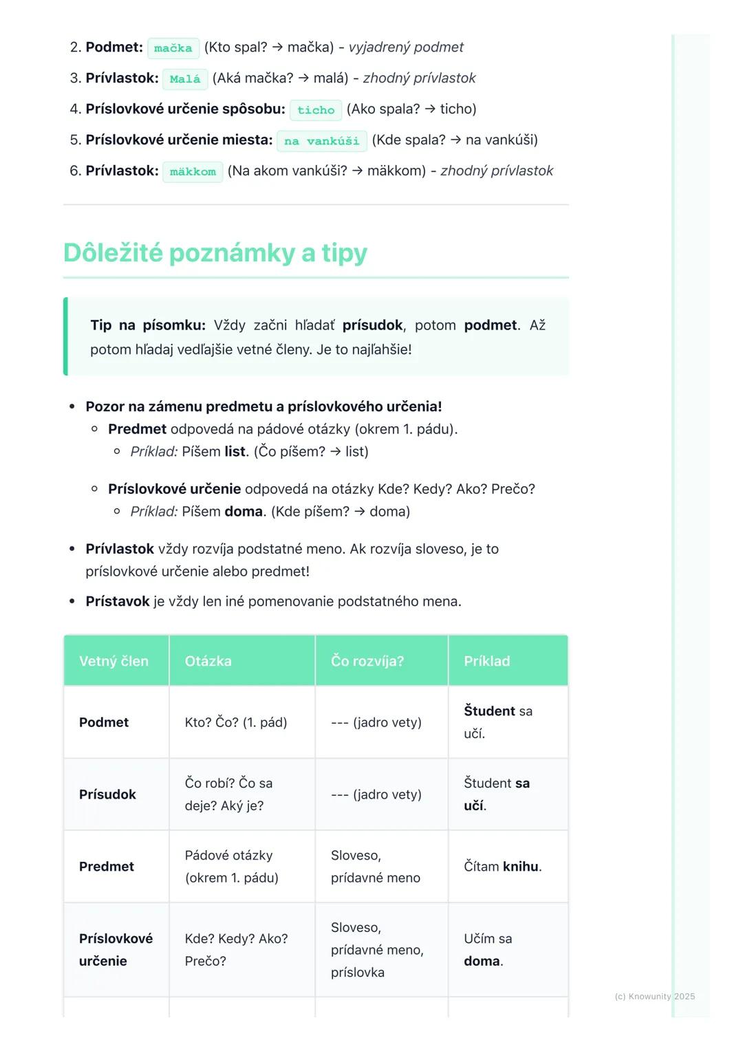 # Vetné členy a ich rozdelenie
## Úvod do vetných členov
Ahojte! Pripravujem si poznámky na písomku zo slovenčiny o vetných členoch.
Je to