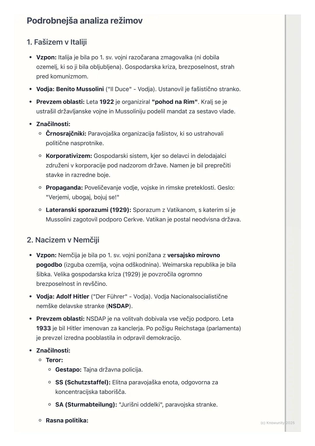 # Vzpon totalitarnih režimov:
fašizem, nacizem, stalinizem
Uvod v totalitarne režime
Po 1. svetovni vojni je bilo v Evropi veliko nestabil