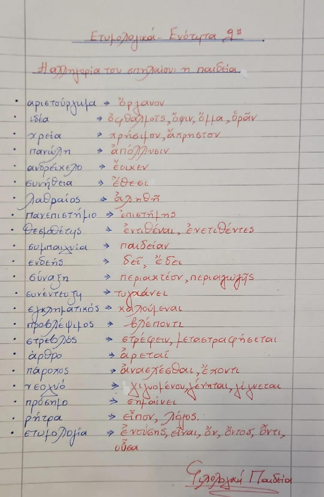 - Πλάτων, «Πολιτεία», 5186-512α
Ενότητα 9η
Η αλληγορία του σπηλαίου: η παιδεία
- Δεῖ δή, εἶπον, ἡμᾶς τοιόνδε νομίσαι περί αὐτῶν,
= Τότε,