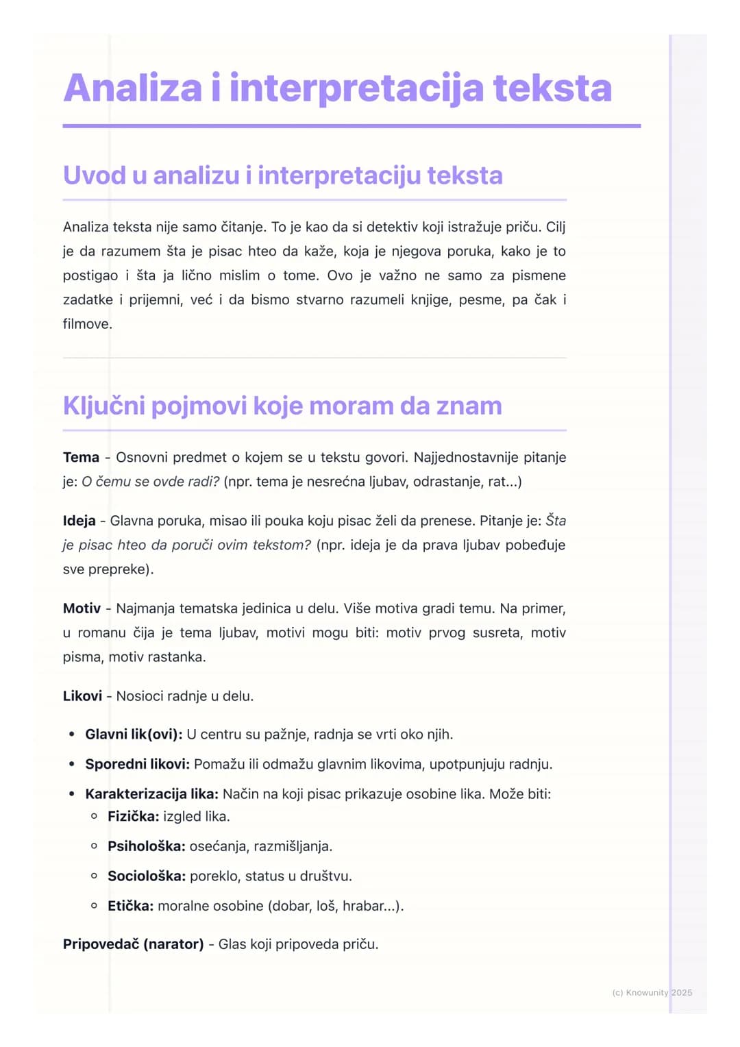 # Analiza i interpretacija teksta
Uvod u analizu i interpretaciju teksta
Analiza teksta nije samo čitanje. To je kao da si detektiv koji i