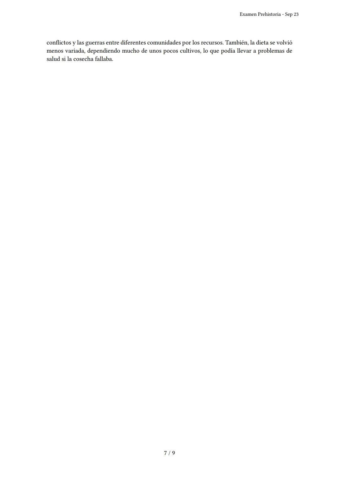 # Examen Prehistoria
Generado por Knowunity - Sep 23
Descripción: Este examen cubre las etapas de la Prehistoria, desde el Paleolítico has